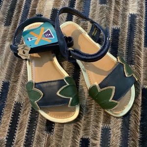Bibi Girls Leather Sandals European Designer